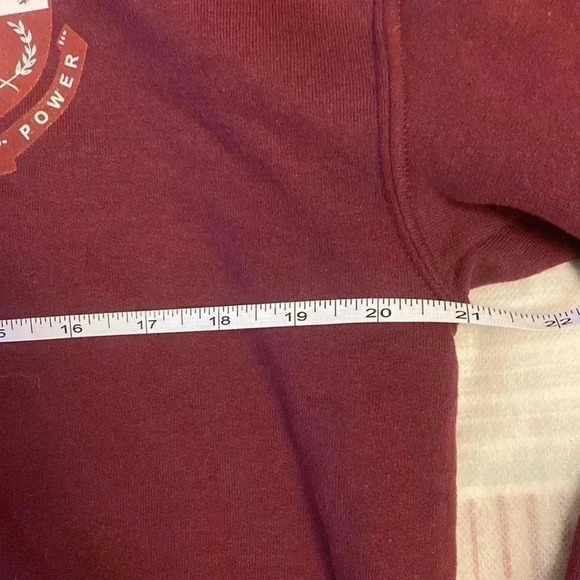 College Hoodie with slightly fleece lining  Unisex - Picture 5 of 8